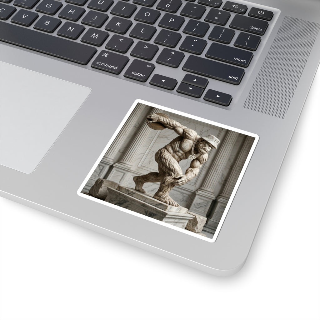 Divine "Big Discus Energy" Bigfoot Sticker