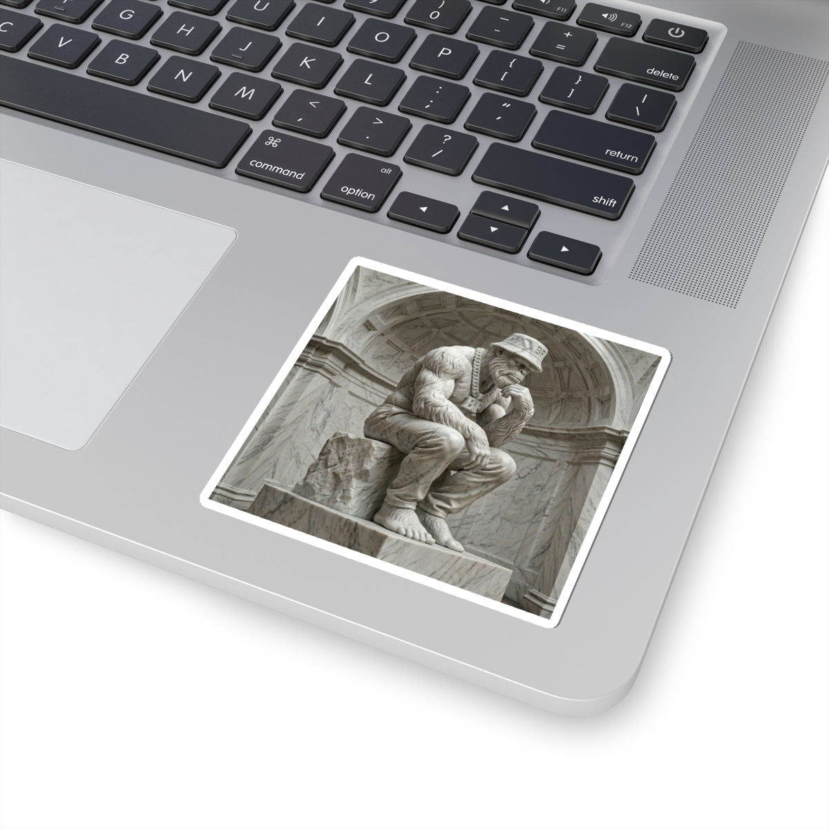Divine "Big Thinker" Bigfoot Sticker
